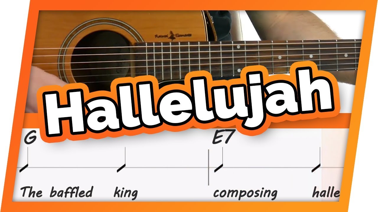 Hallelujah Jeff Buckley Play Along Guitar Karaoke Easy Chords