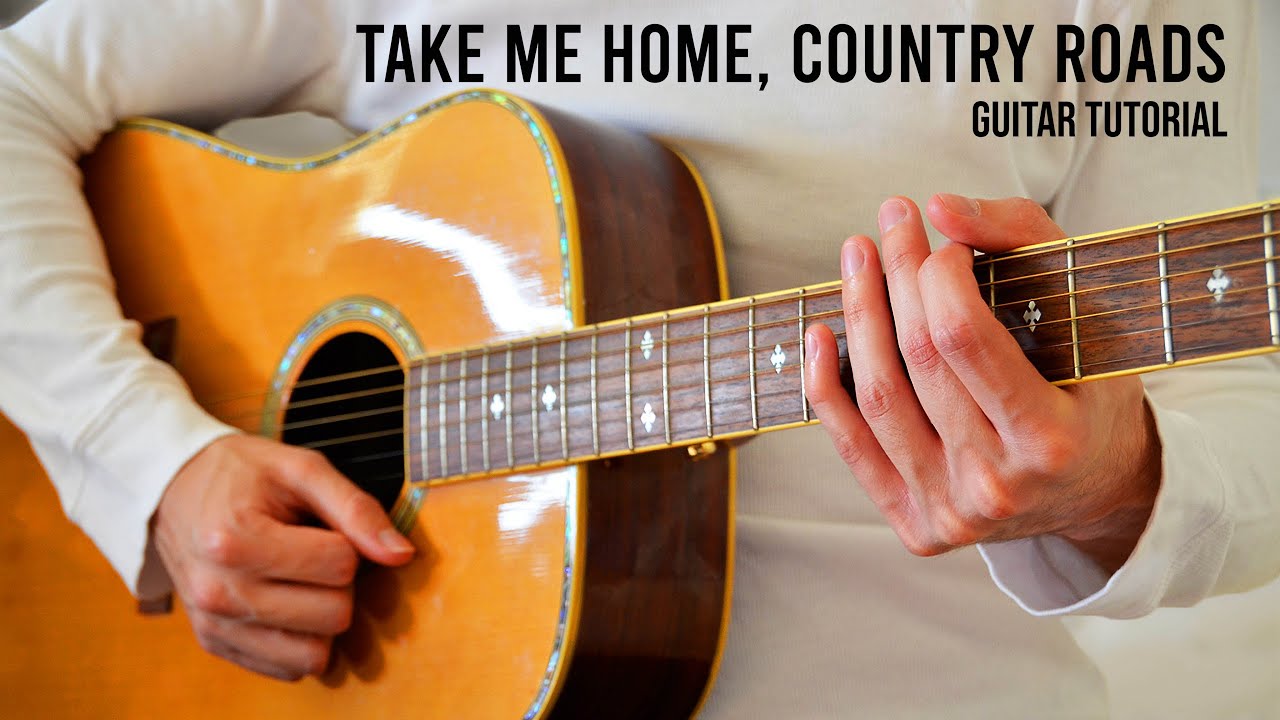 John Denver Take Me Home Country Roads EASY Guitar Tutorial With