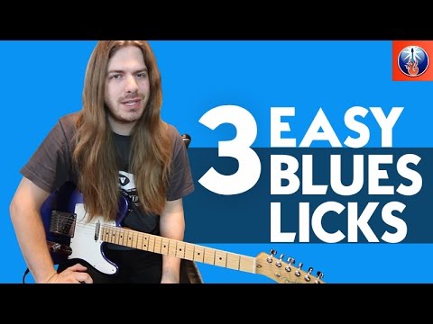 3 Easy Blues Licks - Blues Guitar Licks for Beginners