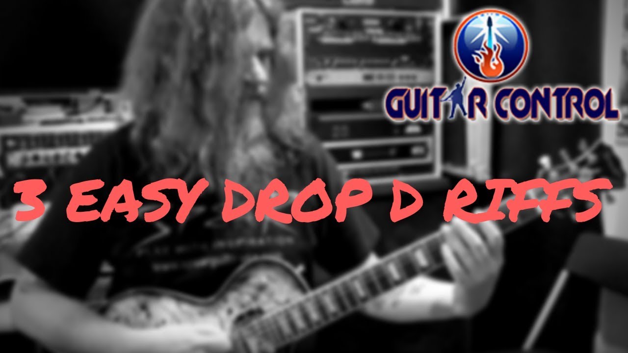 3 Easy Drop D Riffs Cool Guitar Lesson On Heavy Metal Riffs Guitar