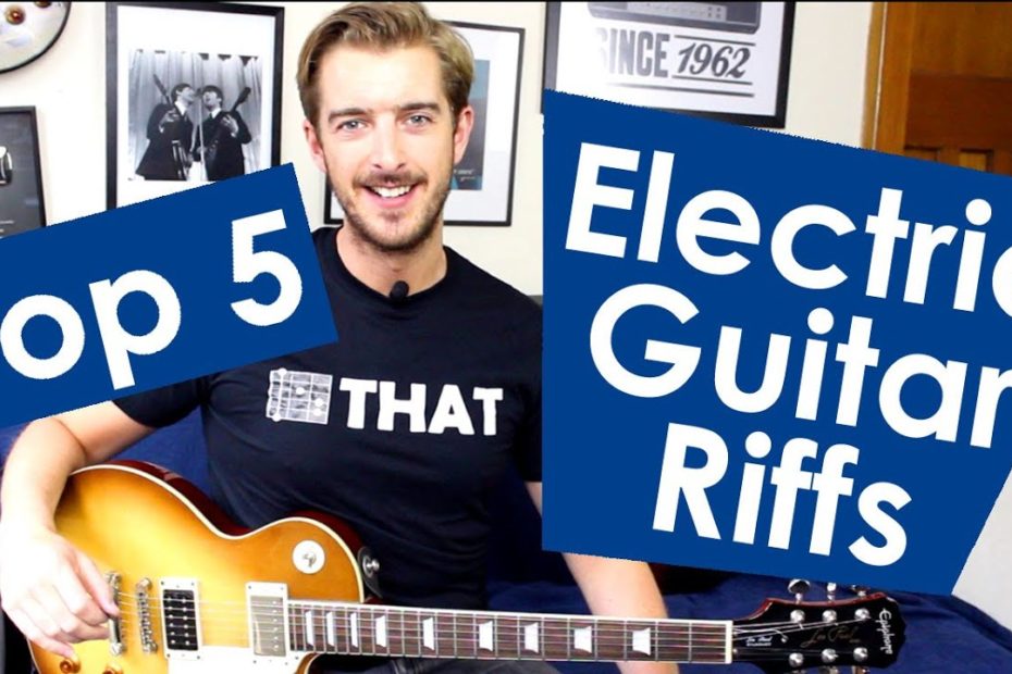 5 EASY Electric Guitar Riffs For Beginners