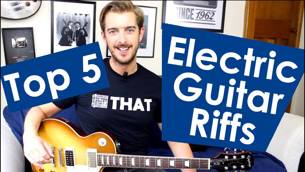 5 EASY Electric Guitar Riffs For Beginners Andy Guitar