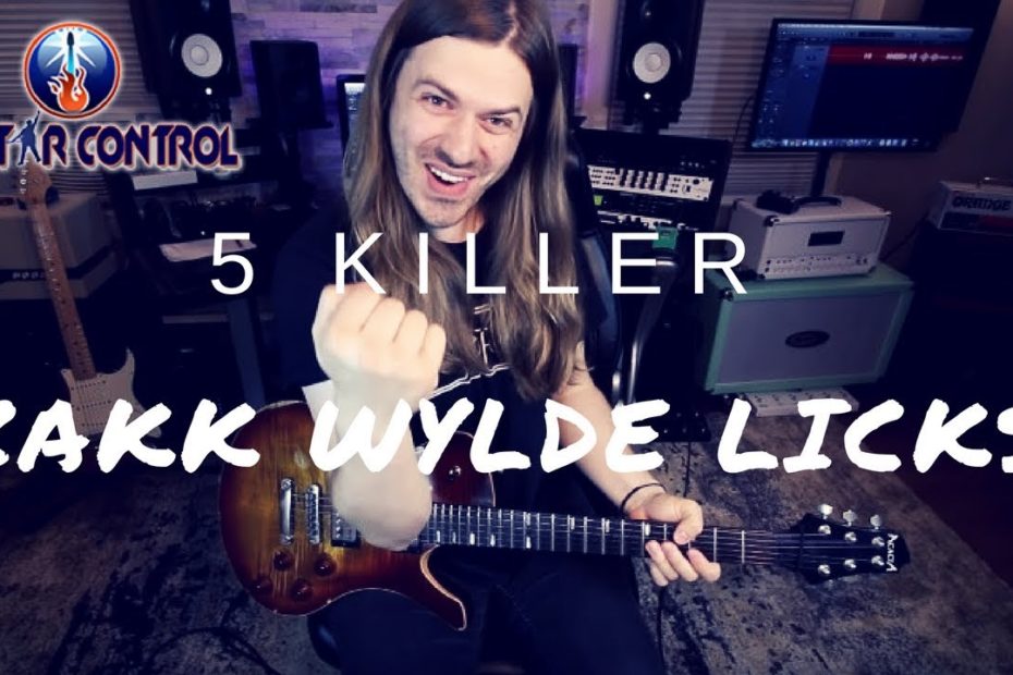 5 Killer Zakk Wylde Guitar Licks - Lead Guitar Lesson With Robert Baker