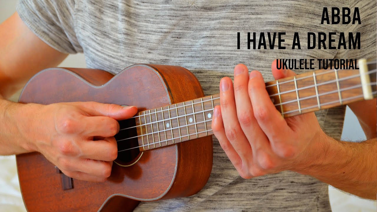 ABBA I Have A Dream EASY Ukulele Tutorial With Chords / Lyrics Easy 2 Play Music