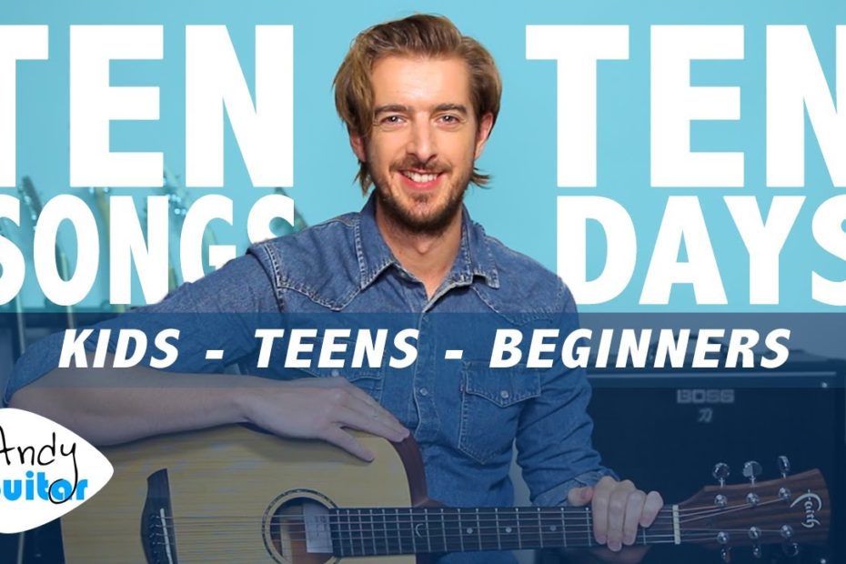 Acoustic Guitar Lesson 2 - YOUR FIRST GUITAR RIFF! // LEARN 10 SONGS IN 10 DAYS for KIDS