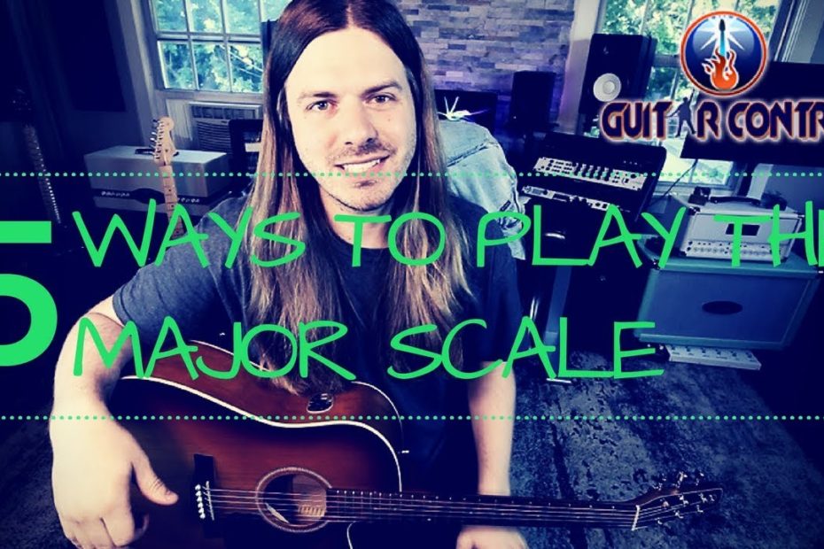 Acoustic Guitar Lesson on 5 Ways To Play The Major Scale