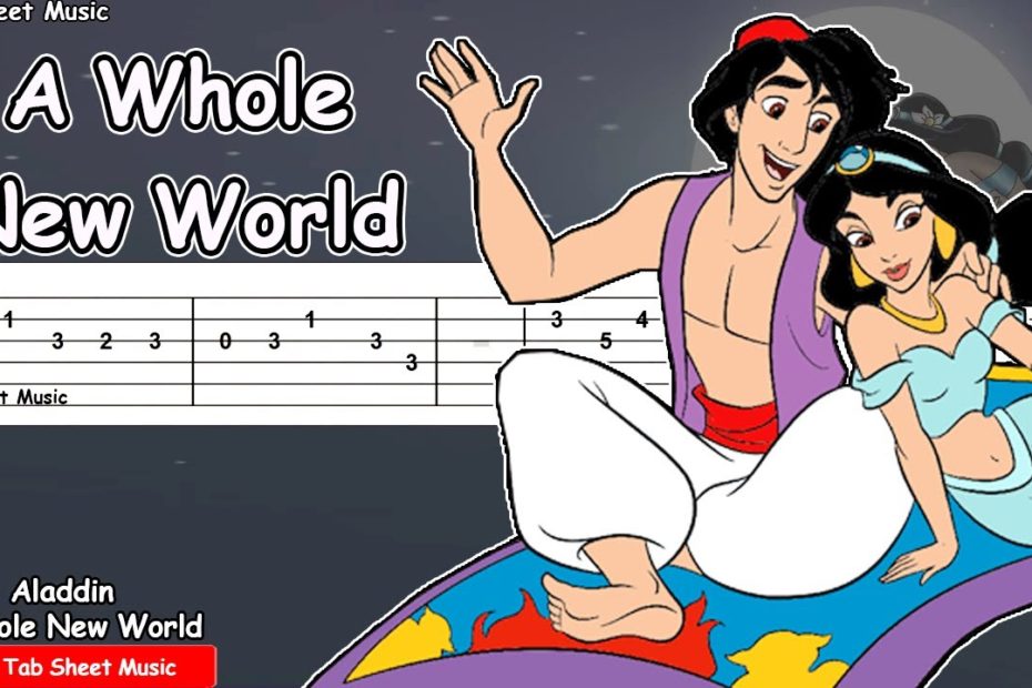 Aladdin - A Whole New World Guitar Tutorial
