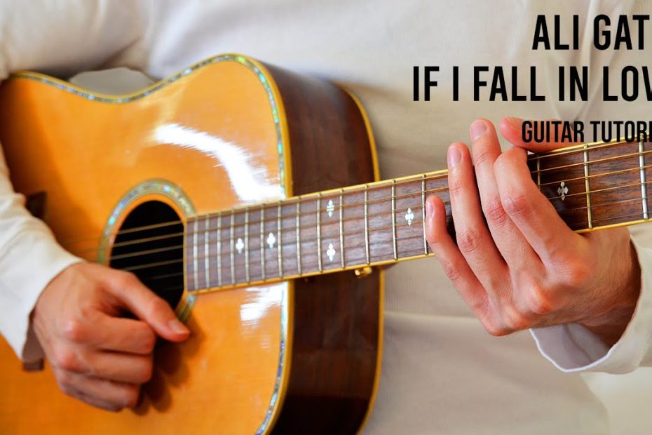 Ali Gatie - If I Fall In Love EASY Guitar Tutorial With Chords / Lyrics