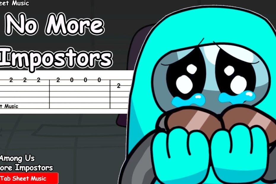 Among Us Animation - No More Impostors Guitar Tutorial