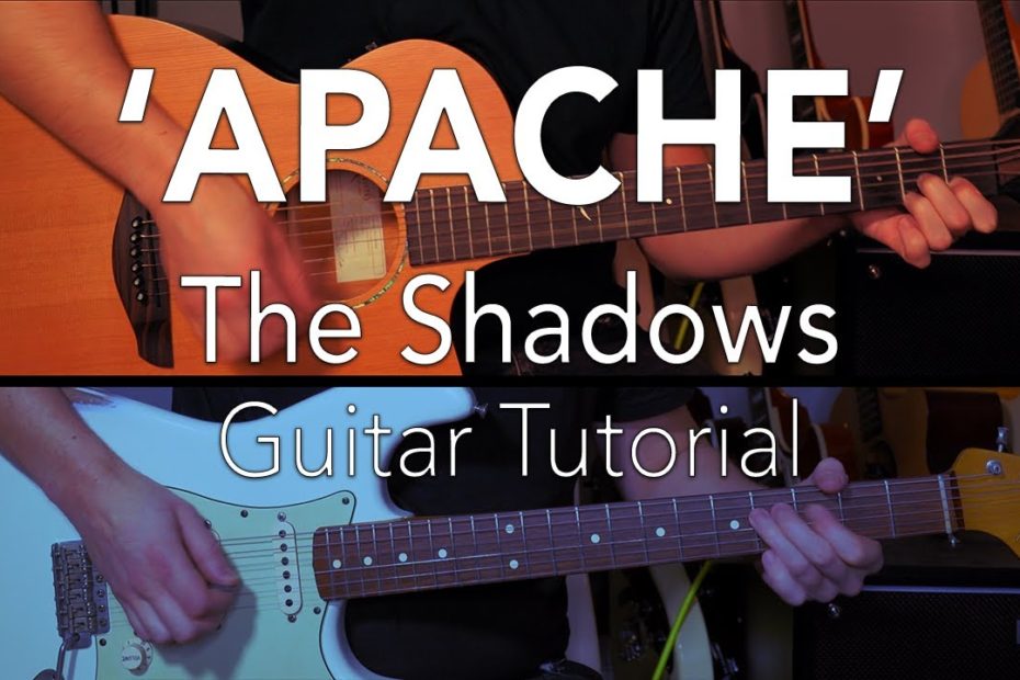 Apache Guitar Lesson Tutorial - The Shadows Hank Marvin // Lead Guitar Solo