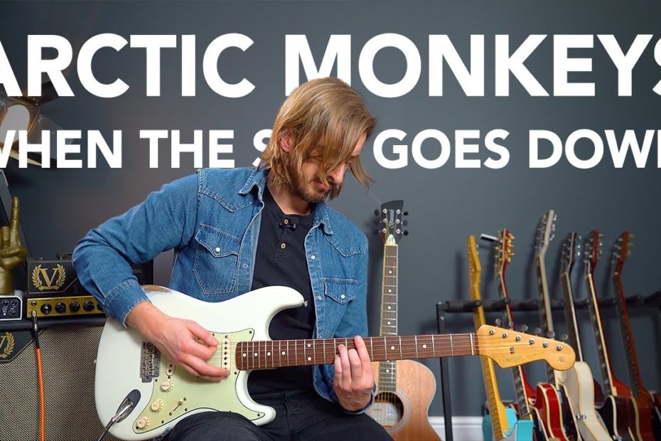 Arctic Monkeys "When The Sun Goes Down" Guitar Lesson Tutorial