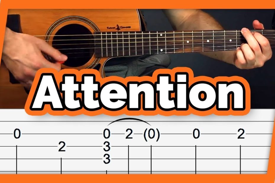 Attention - Charlie Puth - Guitar Lesson (Tutorial) - Riff