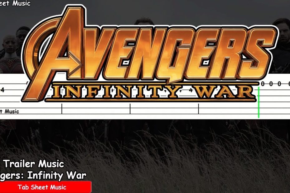 Avengers: Infinity War Official Trailer Music Guitar Tutorial