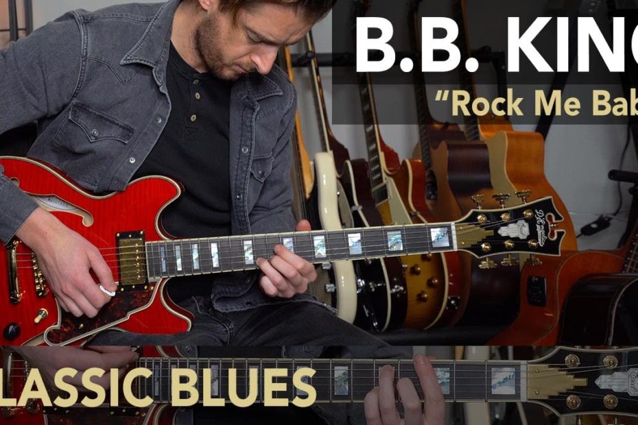 B.B. King "Rock Me Baby" - Chord specific LICKS  - Blues lead guitar lesson