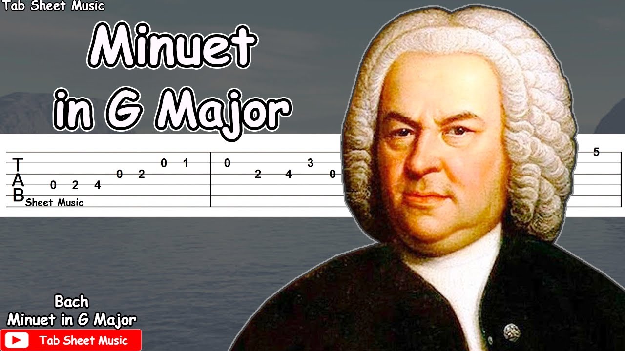 bach minuet in g major