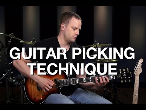 Basic Guitar Picking Technique - Lead Guitar Lesson #2
