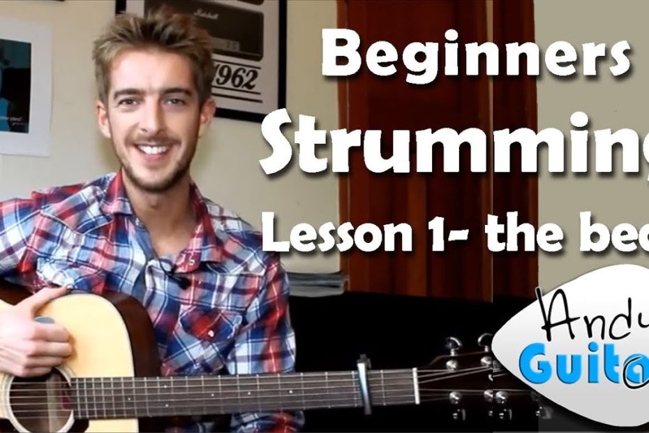 Beginners Guitar Strumming Lesson 1- The Beat - Beginners Course #L102