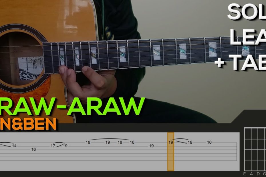 Ben&Ben - Araw-Araw Guitar Tutorial [SOLO + TABS]
