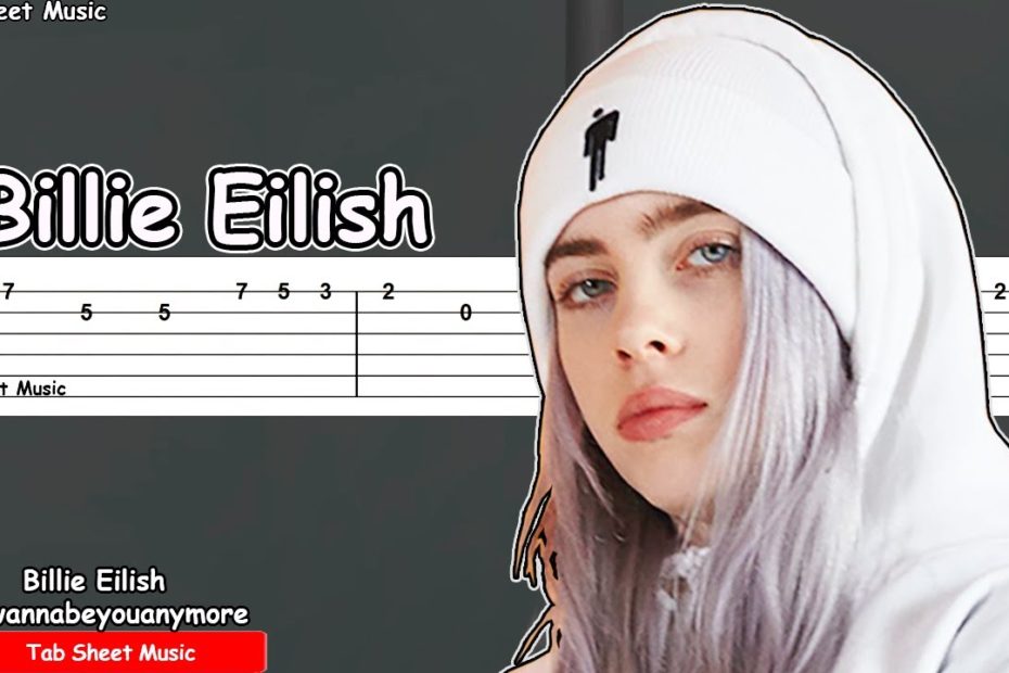 Billie Eilish - idontwannabeyouanymore Guitar Tutorial | TAB