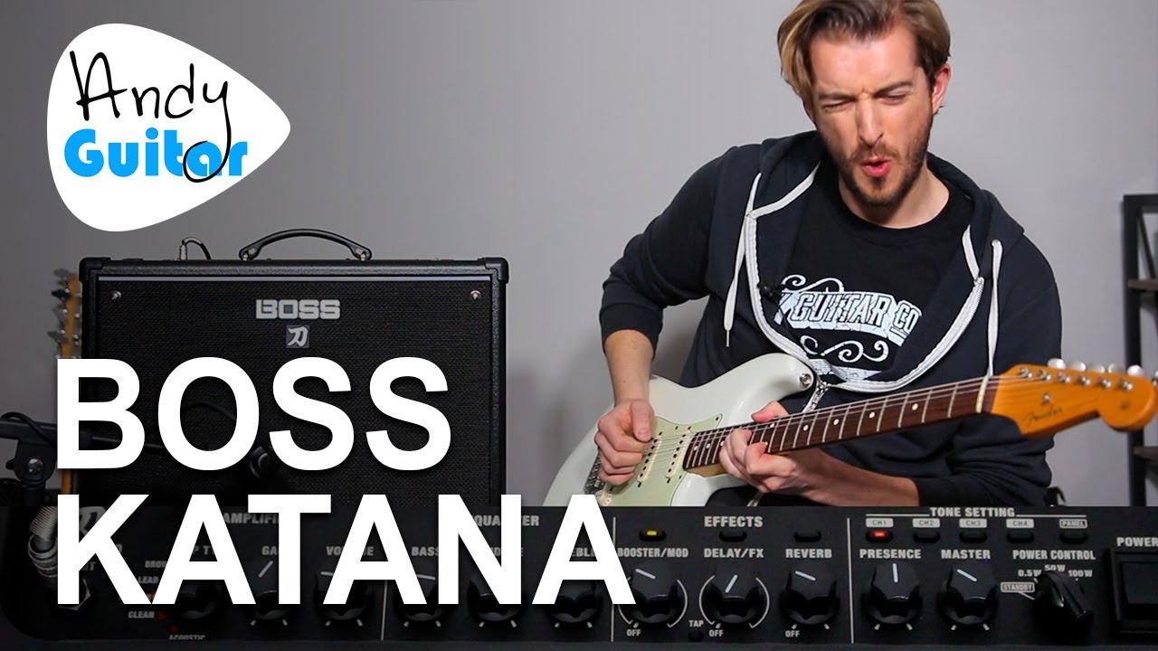 BOSS KATANA UNBOXING + AMP SETTINGS Andy Guitar