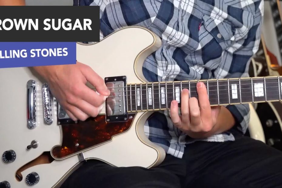 Brown Sugar Guitar Lesson Tutorial - Rolling Stones Open G Tuning