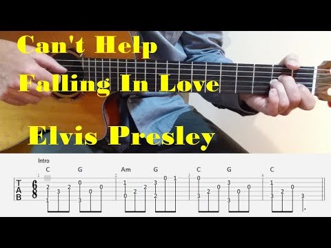 Can't Help Falling In Love - Elvis Presley - Fingerstyle guitar with tabs