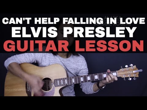 Can't Help Falling In Love - Elvis Presley Guitar Tutorial Lesson Chords + Acoustic Cover