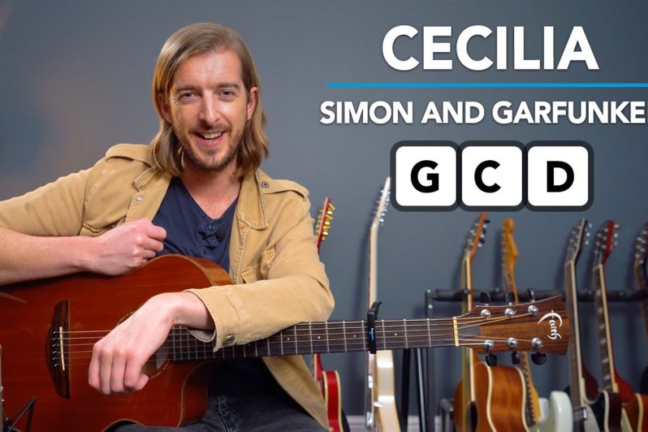 Cecilia - 3 Chord Song Tutorial for Beginners - Simon & Garfunkel
