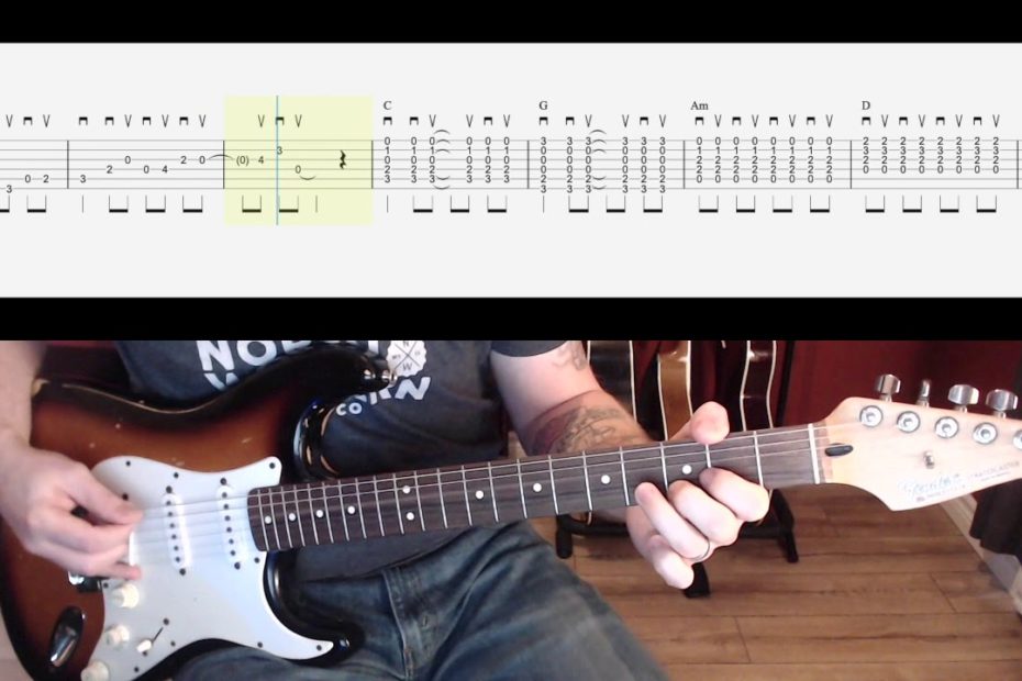 Centerfield Intro Guitar Melody