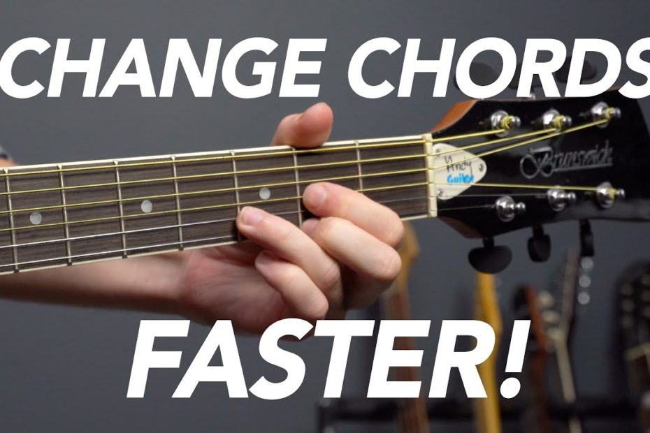 Change Chords FASTER on Guitar for Beginners