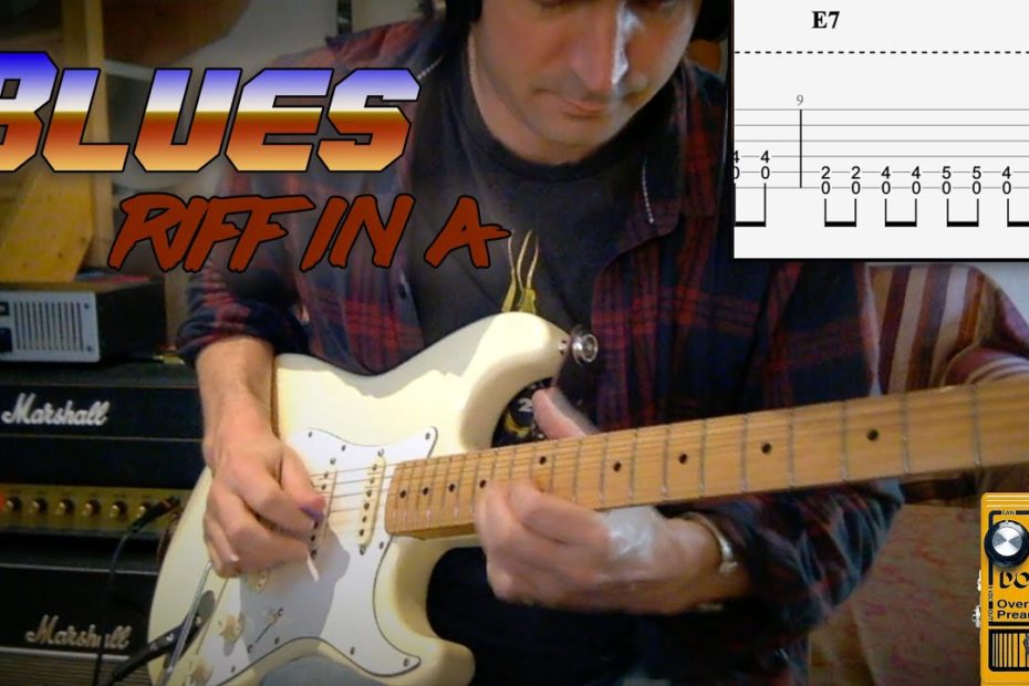 Classic Blues in A (Noodling, Riff N' Tab)