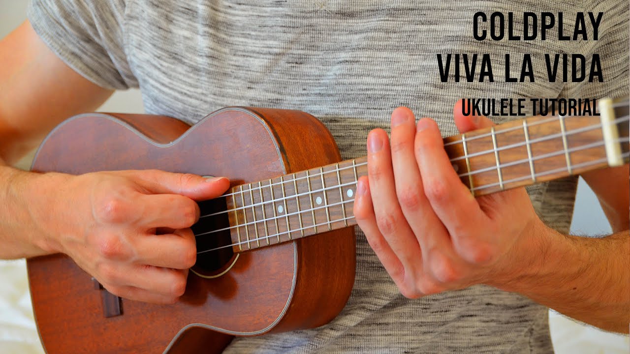 Coldplay Viva La Vida EASY Ukulele Tutorial With Chords / Lyrics