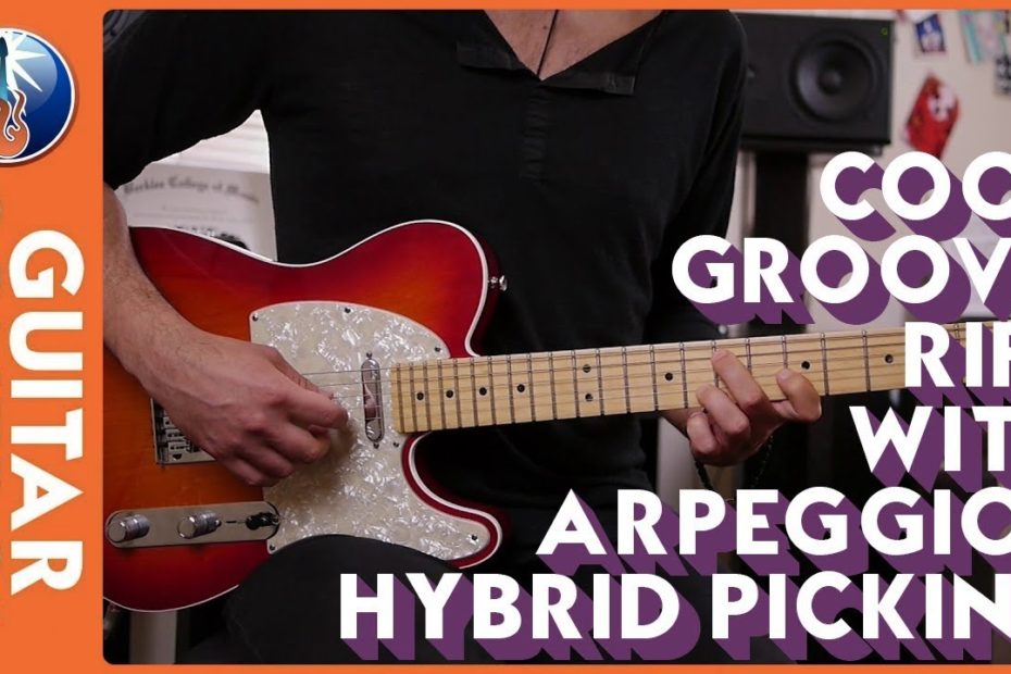 Cool Groovy Riff With Arpeggios & Hybrid Picking
