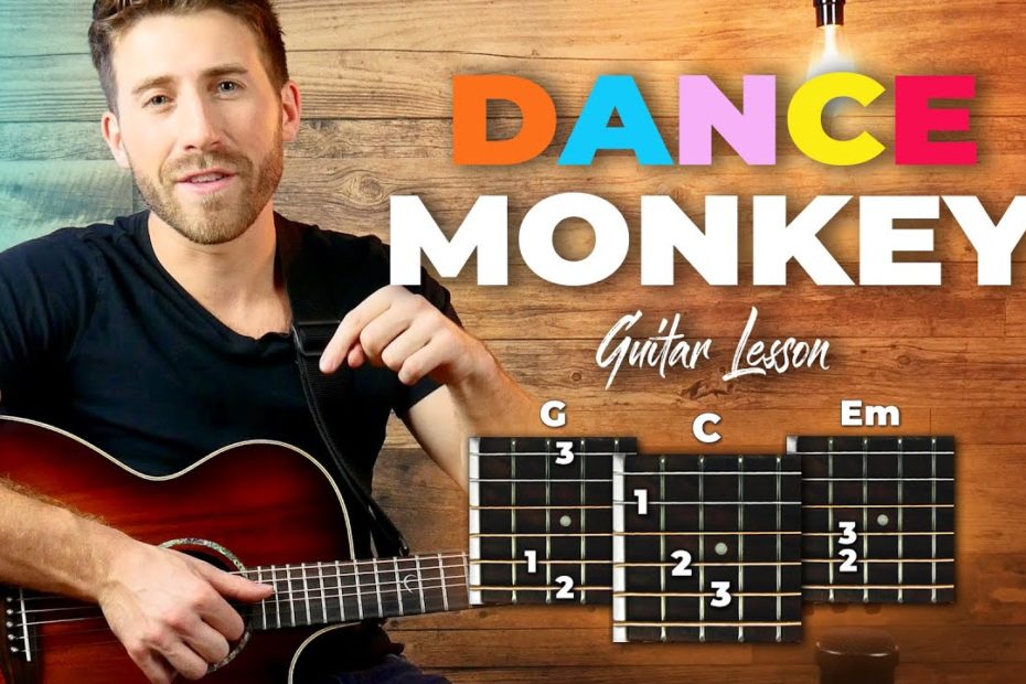 Dance Monkey Guitar Tutorial (Tones & I) Easy Chords Guitar Lesson