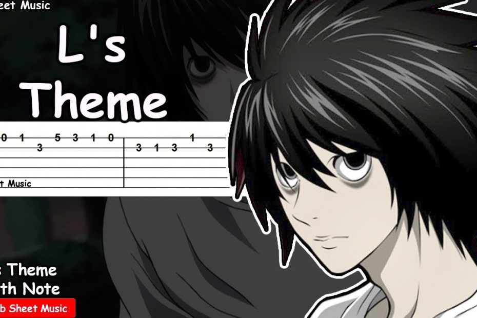 Death Note OST - L's Theme Guitar Tutorial