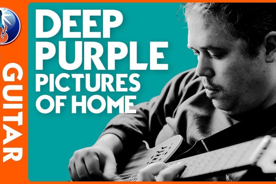 Deep Purple Guitar Lesson: How to play Pictures of home on Guitar - Rock Blues Guitar Riff