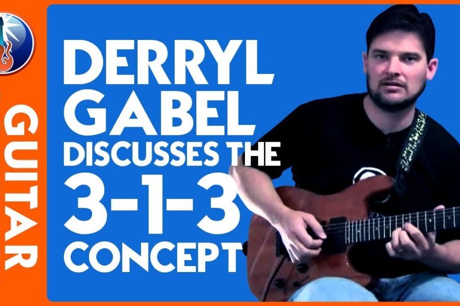 Derryl Gabel discusses the 3-1-3 Concept - Pentatonics