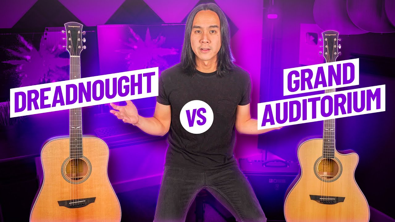 Does Size Matter? Guitar Body Size Comparison Orangewood Hudson vs