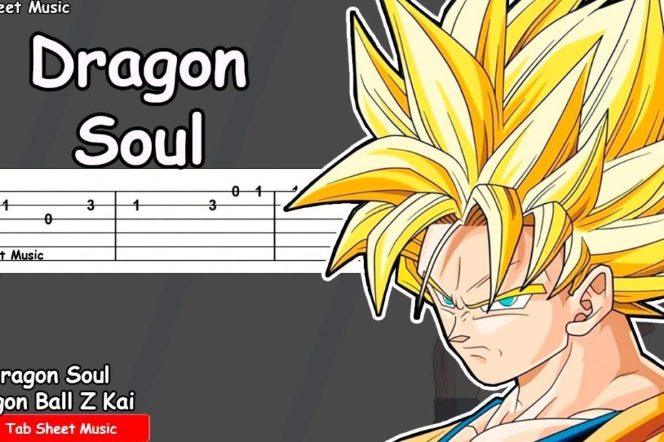 Dragon Ball Z Kai OP 1 - Dragon Soul Guitar Tutorial