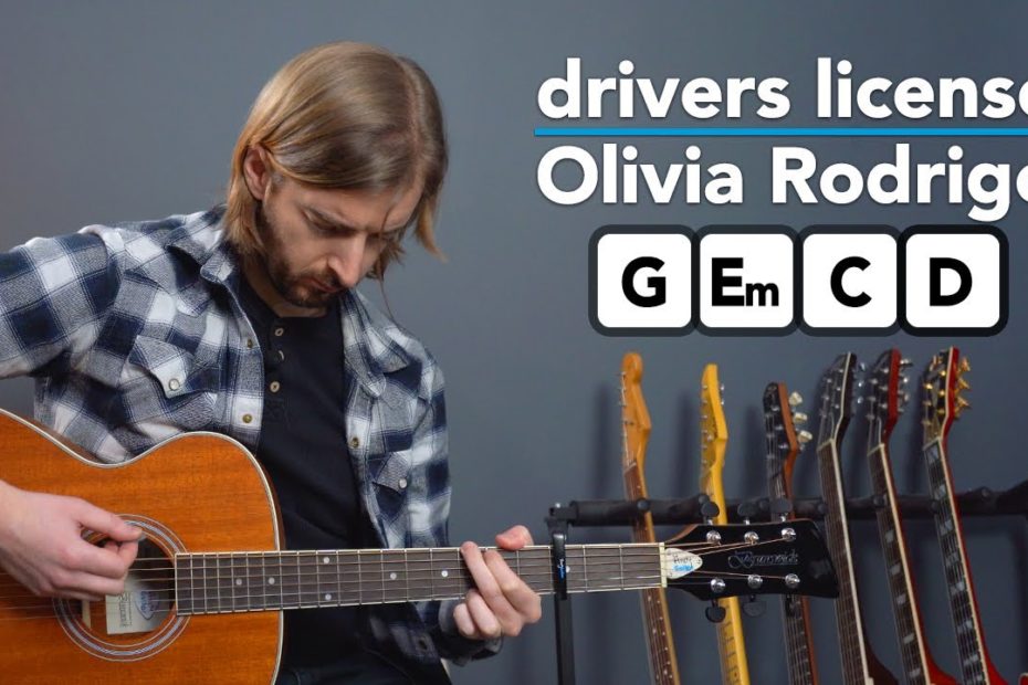 drivers license Guitar Tutorial (chords & strumming) Olivia Rodrigo
