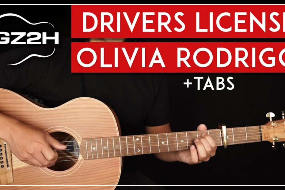 Drivers License Guitar Tutorial Olivia Rodrigo Guitar Lesson  |Strumming + Fingerpicking + TABs|