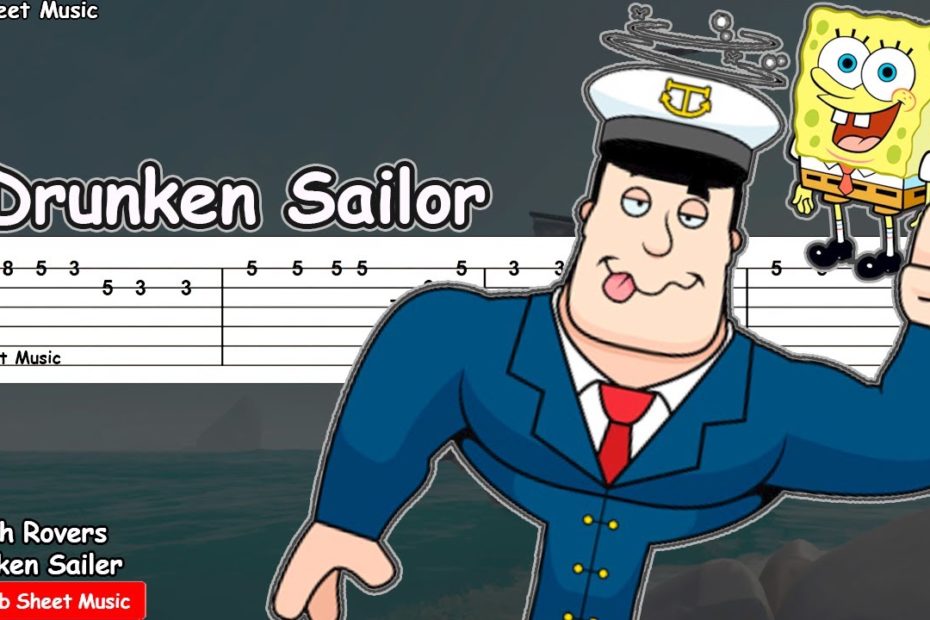 Drunken Sailor - Sea Shanty (Spongebob) Guitar Tutorial