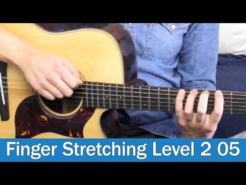 Easy Finger Stretching For Guitarists (Level 2 05)  Beginner Guitar Tutorial