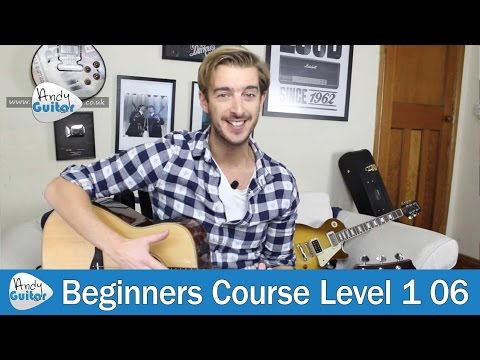 Easy Guitar Songs for Beginners (Beginner Guitar Course Level 1 lesson 6)