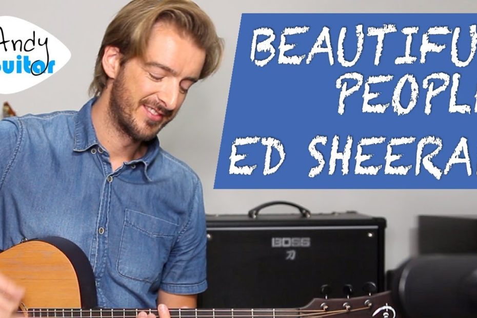 Ed Sheeran - Beautiful People Acoustic Guitar Lesson Tutorial