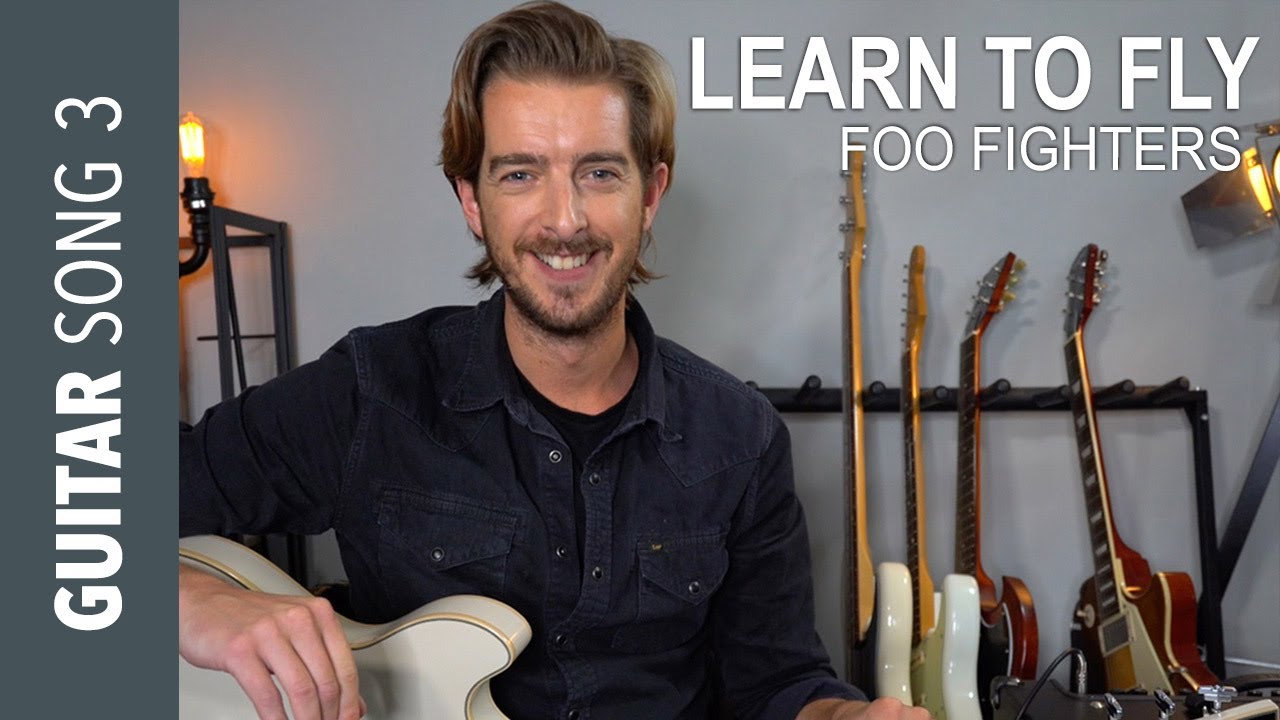 Electric Guitar Song 3 LEARN TO FLY // Foo Fighters Guitar Lesson