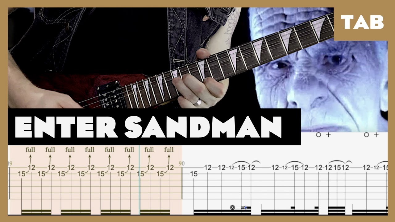 enter sandman guitar pro tab download