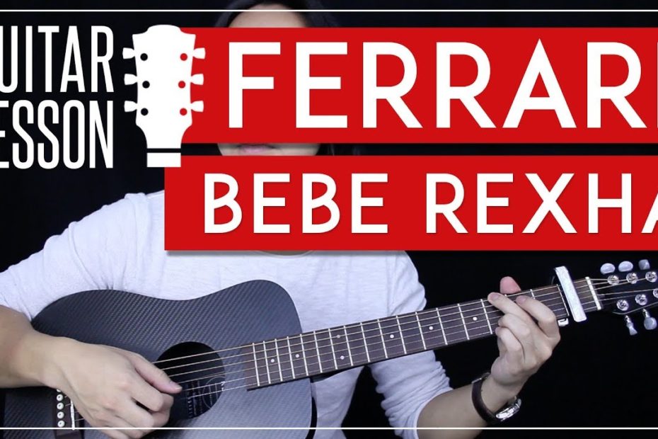 Ferrari Guitar Tutorial - Bebe Rexha Guitar Lesson    |Tabs + Chords + Guitar Cover|