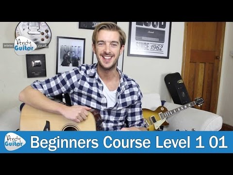 FIRST Chord to learn on guitar - E major chord - Beginners Lesson 1