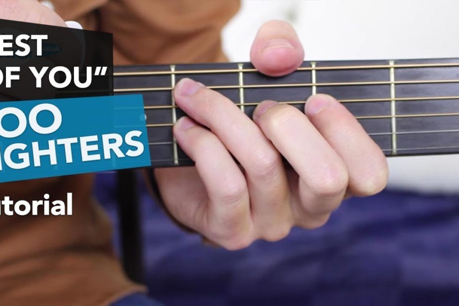 Foo Fighters - Best Of You Guitar Lesson Tutorial - Acoustic/ Electric